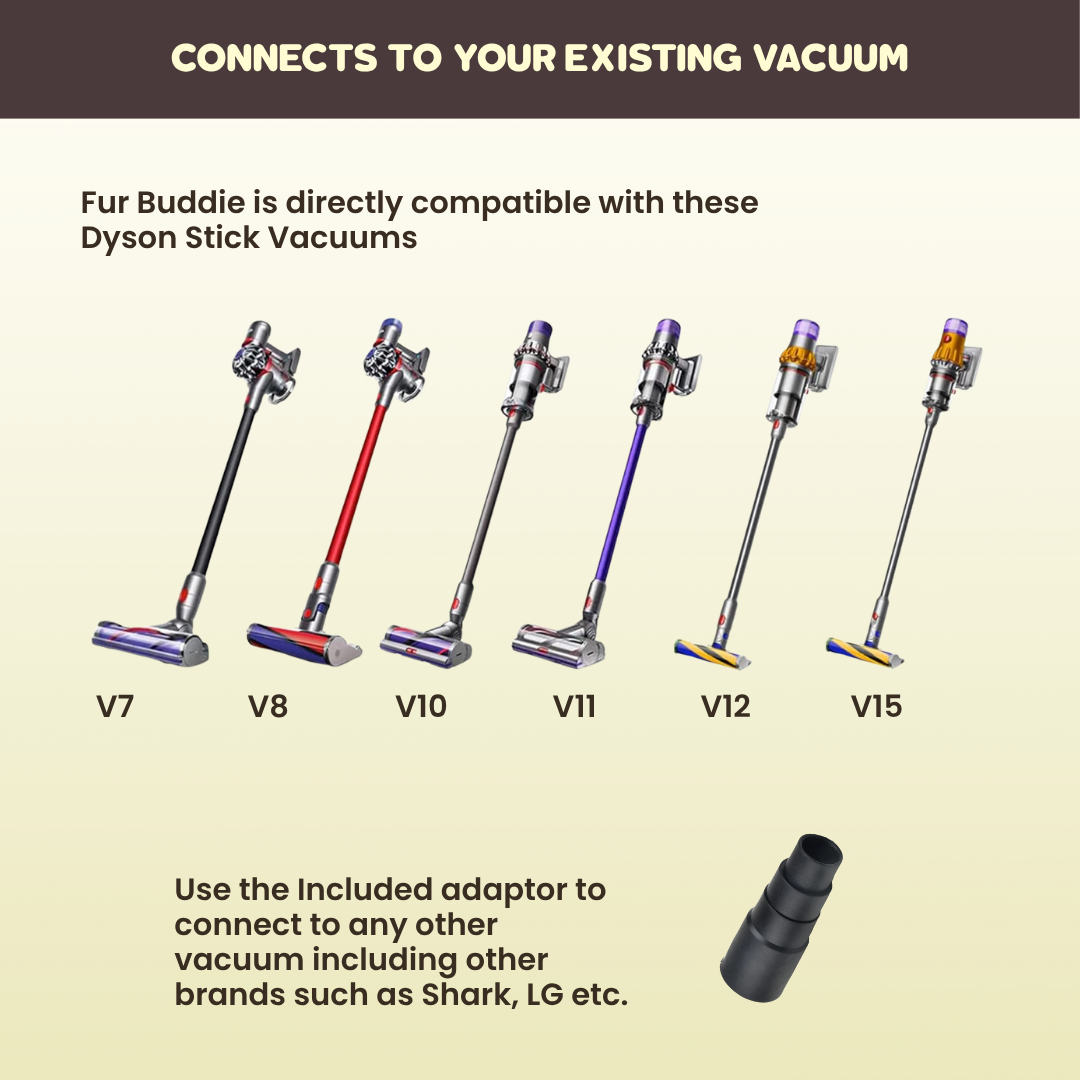 FurBuddie Pet Vacuum Brush